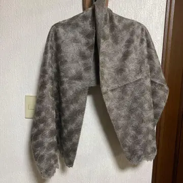 다카시마야 일본 의류용 장미 모티브 리버서블 숄 (친정집 보관품)