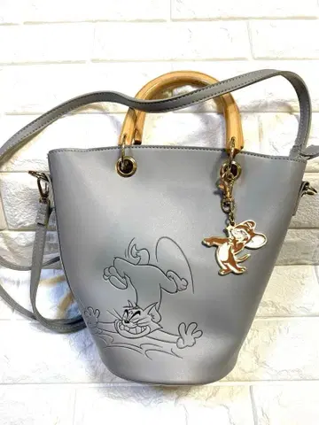 톰과 제리 숄더백 그레이