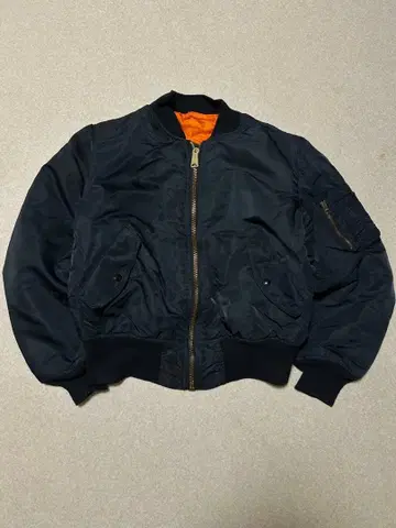 90s ALPHA INDUSTRIES MA-1 usa 플라이트 자켓