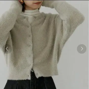 어반 리서치 라메 니트 가디건 베이지 F