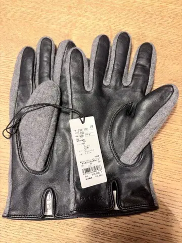 [ 새상품급 ] 폴스미스 Paul Smith 컬러 블록 가죽 그로브 장갑