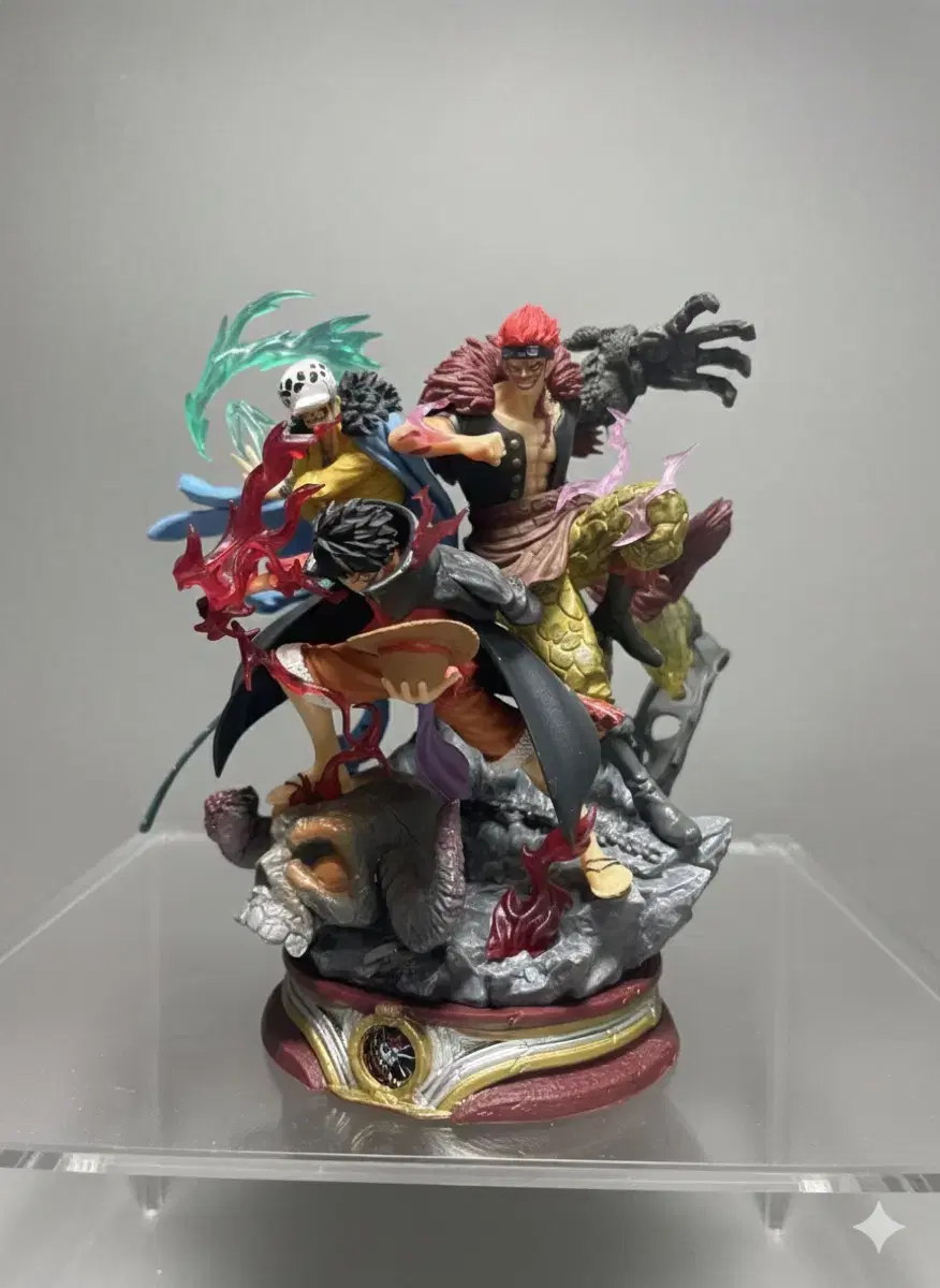 Onepiece Luffy/Law/Kid Figure (Display Item)