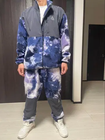 HUF 타이다이 플리스 나일론 셋업