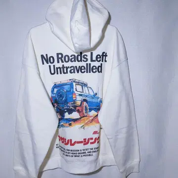 새상품 후드티 3L 4WD 란쿠르 수채화 풀오버 속기모 H&M