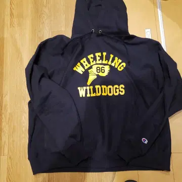 Champion reverse weave 후드티 네이비