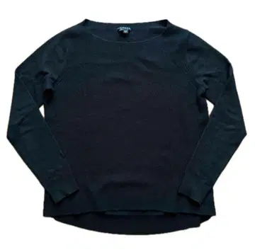 띠어리 캐시미어 혼방 블랙 컬러 긴팔 니트