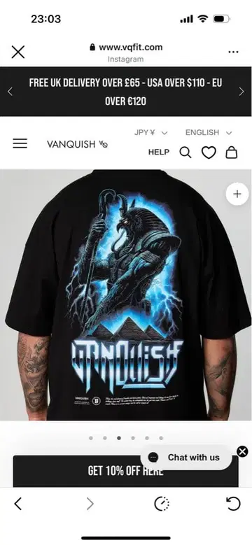 Vanquish fitness 뱅퀴시 피트니스 HORUS 오버사이즈