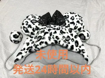 디즈니 팬캡 레오파드 무늬