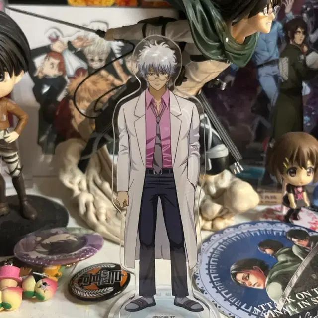 은혼 삼젯 긴파치 아크릴 스탠드 긴토키