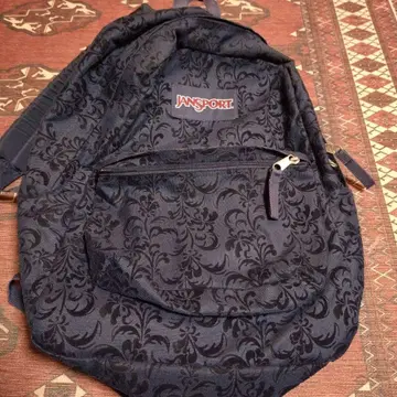 [ 초레어 ] JAN SPORT 데이팩 백팩 네이비 올 패턴