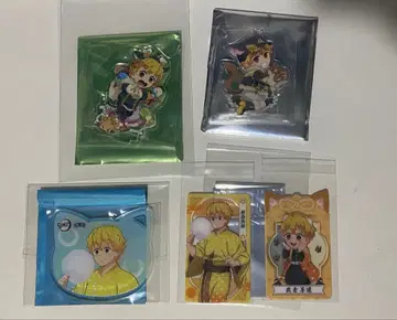 젠이츠 귀멸의 칼날 크리스마스 아크릴 스탠드 클리어 카드 코스터