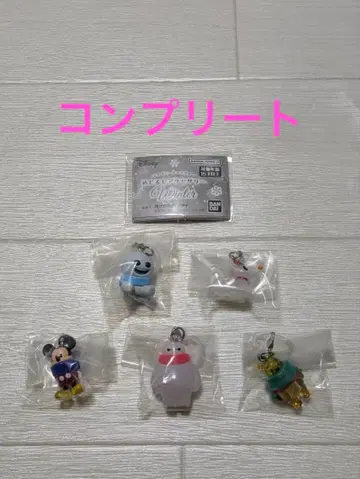 디즈니 캐릭터 메지루시 액세서리 WINTER 전 5종 컴플리트