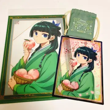 약사의 혼잣말 마오마오 복숭아 클리어 파일 클리어 포스터 복조리