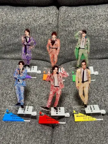 A! group 아크릴 스탠드 멘카라 수트 6체 세트