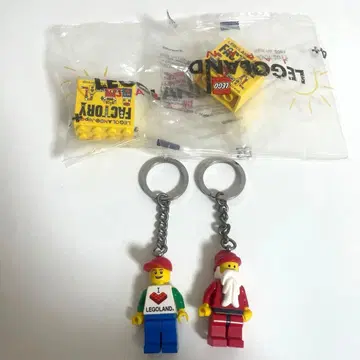 [익명 배송] 레고랜드 한정판 키링 산타클로스 블록