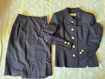 쇼와 레트로 네이비 버튼 달린 수트 9호