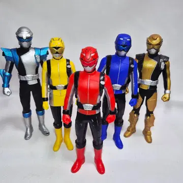 특명전대 고버스터즈 소프트 비닐 피규어 17cm 세트