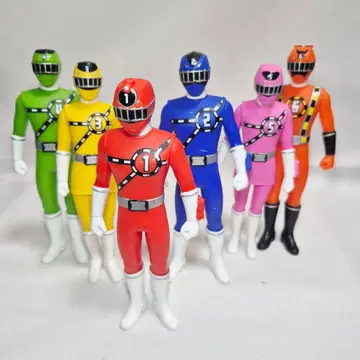 열차전대 토큐저 소프트 비닐 피규어 세트 17cm