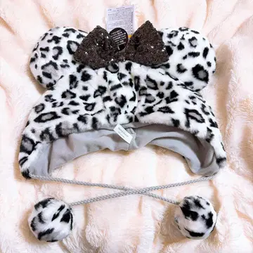 디즈니 미니 팬캡 레오파드 무늬