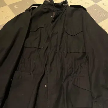 William Gibson 블랙 밀리터리 자켓 XX-Large