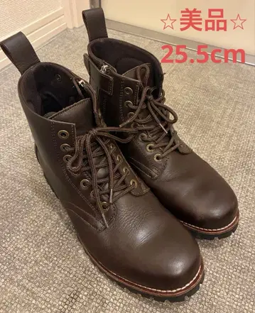 [새상품급] DAYTONA 바이크 부츠 25.5cm 다크 브라운