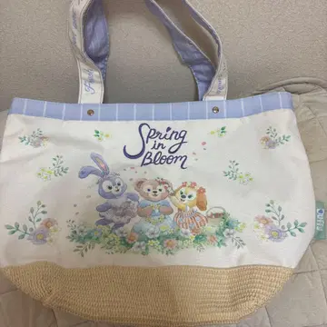 더피 스프링 인 블루 토트백