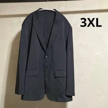 새상품급 감동 자켓 울 라이크 소매 길이 기장 표준 네이비 3XL