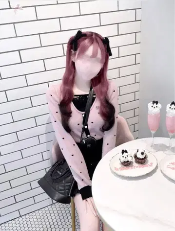 HONEY MEW 하니뮤 Luv 도킹 가디건 상의