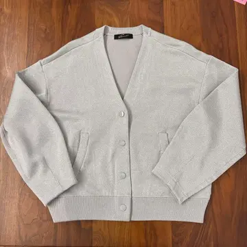 스터닝 루어 메탈얀 니트 블루종 그레이