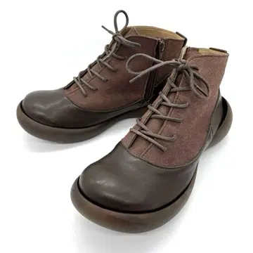 [ 컨디션 최상 ] 레게타카누 사이드 지퍼 숏부츠 레이스업 24.5