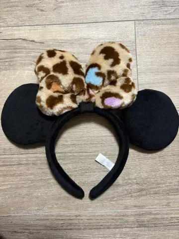 미니 머리띠 레오파드 무늬