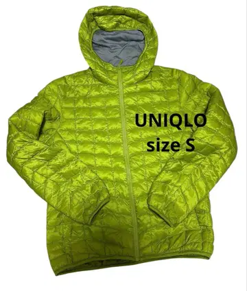 UNIQLO 사이즈 S 울트라 라이트 다운 라임 그린
