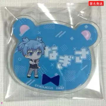 암살교실 10주년 롤 아이스 트레이딩 오나마에 배지 시오타 나기사