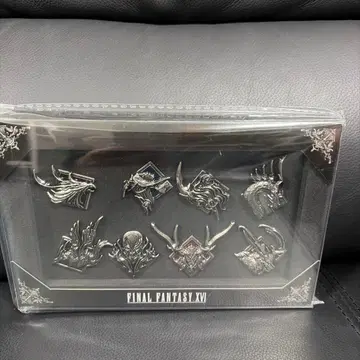 FF16 컬렉터즈 에디션 부속품 소환수 핀 배지 8개 세트