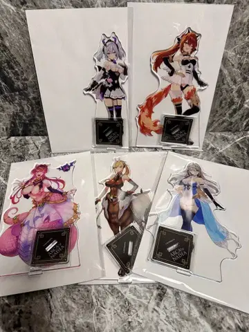 아르카나디아 코토부키야 복권 아크릴 스탠드 5종 + 증정품