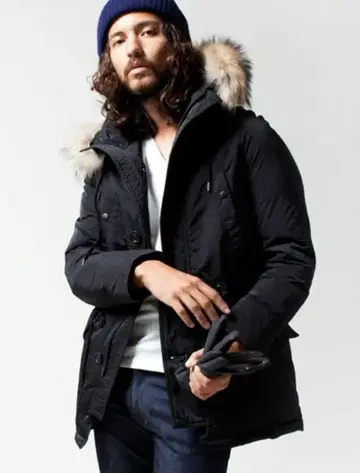 나노 유니버스 니시카와 다운 n3-b 블랙 사이즈 S 퍼 없음