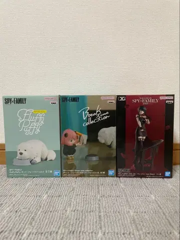 SPY x FAMILY 아냐 & 본드 & 요르 피규어 3종 세트