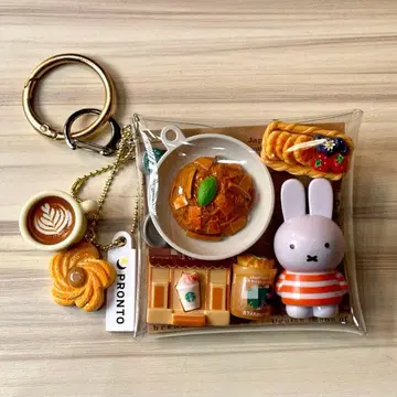 가챠 파우치 카페 브라운