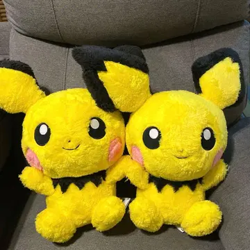 피츄 메챠모후굿토 호코리이야사레 BIG 봉제 인형 2체