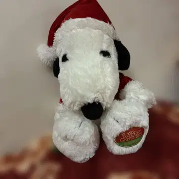 유니버설 스누피 봉제 인형 크리스마스 레어!
