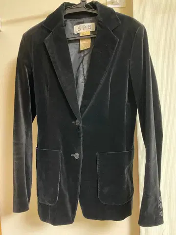 자켓 벨로아 소재 블랙 일본제 SPB INDEX