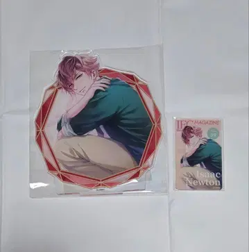 아이작 잘생긴 남자 뱀파이어 아크릴 스탠드 아크릴 카드 2