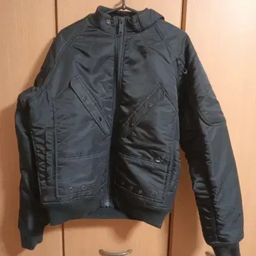 DENHAM 블랙 MA-1 자켓 M