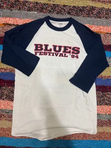 [ 아메카지 ] BLUES FESTIVAL 94 T셔츠 L 래글런