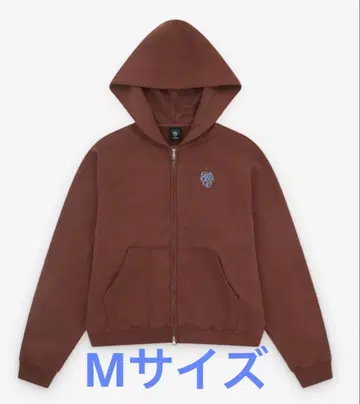 GIRLS DON'T CRY ZIP SWEAT HOODIE BROWN M