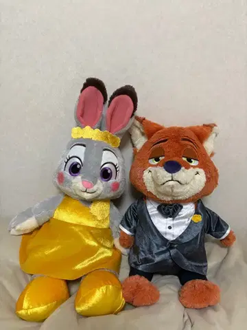 주토피아 2 주디와 닉 봉제 인형
