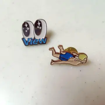 SHINee view 핀 배지 2개