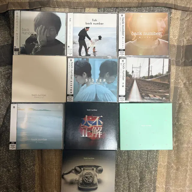 back number(백넘버)싱글앨범 초회한정반 1장당 15000원팝니다