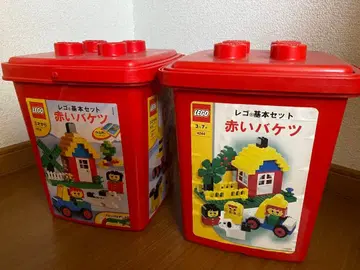 LEGO 레고 빨간색 양동이 양동이만 2개 세트