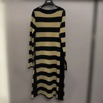 새상품급 Styling kei shirahata 블랙 베이지 롱 원피스